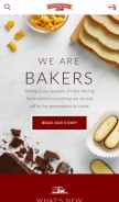 How pepperidgefarm.com looks like on a mobile device such as an iPhone.