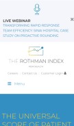 How perahealth.com looks like on a mobile device such as an iPhone.