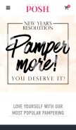 How perfectlyposh.com looks like on a mobile device such as an iPhone.