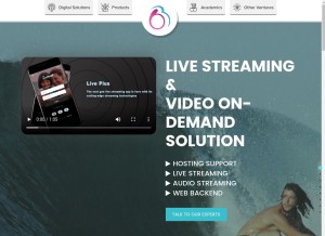 How periscopeclone.bsetec.com looks like on a tablet such as an iPad.