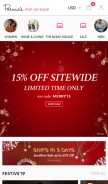 How perniaspopupshop.com looks like on a mobile device such as an iPhone.
