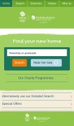 How persimmonhomes.com looks like on a mobile device such as an iPhone.