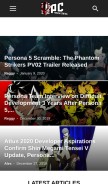 How personacentral.com looks like on a mobile device such as an iPhone.