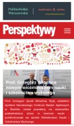 How perspektywy.pl looks like on a mobile device such as an iPhone.