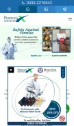 How pestronix.com looks like on a mobile device such as an iPhone.