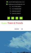 How peterholidays.com looks like on a mobile device such as an iPhone.