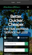 How peterpanbus.com looks like on a mobile device such as an iPhone.