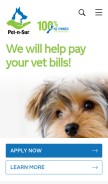 How petnsur.co.nz looks like on a mobile device such as an iPhone.