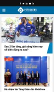 How petronews.vn looks like on a mobile device such as an iPhone.