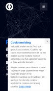 How pexi.nl looks like on a mobile device such as an iPhone.