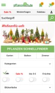 How pflanzmich.de looks like on a mobile device such as an iPhone.
