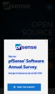 How pfsense.org looks like on a mobile device such as an iPhone.