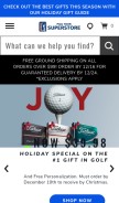 How pgatoursuperstore.com looks like on a mobile device such as an iPhone.