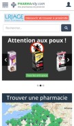 How pharmanity.com looks like on a mobile device such as an iPhone.