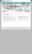How phasematrix.com looks like on a mobile device such as an iPhone.