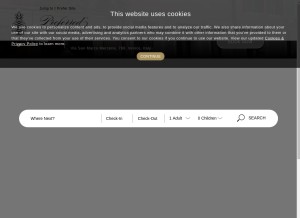 How phgsecure.com looks like on a tablet such as an iPad.