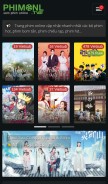 How phimonl.tv looks like on a mobile device such as an iPhone.