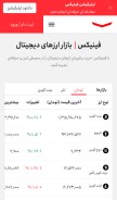 How phinix.ir looks like on a mobile device such as an iPhone.