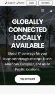 How phoenixnap.com looks like on a mobile device such as an iPhone.