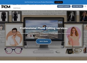 How photoshopclippingmask.com looks like on a tablet such as an iPad.