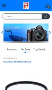 How photovatika.com looks like on a mobile device such as an iPhone.