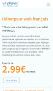 How phpnet.org looks like on a mobile device such as an iPhone.