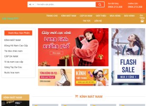 How phukiennamcaocap.com looks like on a tablet such as an iPad.