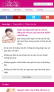 How phunukieuviet.com looks like on a mobile device such as an iPhone.