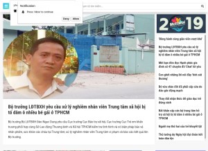 How phunuvietnam.vn looks like on a tablet such as an iPad.
