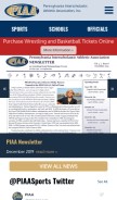 How piaa.org looks like on a mobile device such as an iPhone.