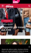 How pianetadonna.it looks like on a mobile device such as an iPhone.