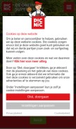 How picnic.nl looks like on a mobile device such as an iPhone.