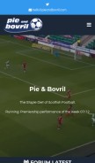 How pieandbovril.com looks like on a mobile device such as an iPhone.