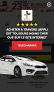 How piecesauto24.com looks like on a mobile device such as an iPhone.