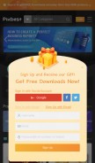 How pikbest.com looks like on a mobile device such as an iPhone.