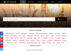 How pikdo.online looks like on a tablet such as an iPad.