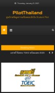 How pilotthailand.shifthigh.com looks like on a mobile device such as an iPhone.