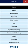 How pima.edu looks like on a mobile device such as an iPhone.