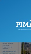 How pima.gov looks like on a mobile device such as an iPhone.