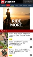 How pinkbike.com looks like on a mobile device such as an iPhone.