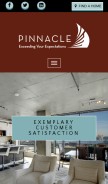 How pinnacleliving.com looks like on a mobile device such as an iPhone.