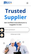 How pipingprojects.us looks like on a mobile device such as an iPhone.