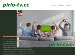 How pirlo-tv.cc looks like on a tablet such as an iPad.