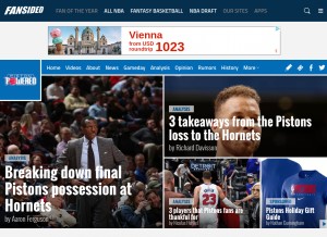 How pistonpowered.com looks like on a tablet such as an iPad.