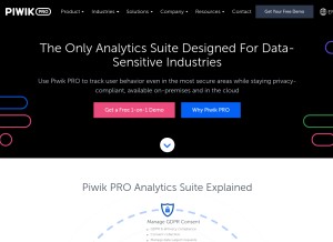 How piwik.pro looks like on a tablet such as an iPad.