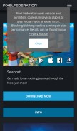 How pixelfederation.com looks like on a mobile device such as an iPhone.