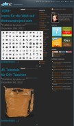 How pixey.de looks like on a mobile device such as an iPhone.