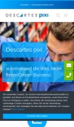 How pixi.eu looks like on a mobile device such as an iPhone.