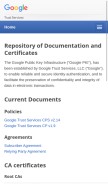 How pki.goog looks like on a mobile device such as an iPhone.