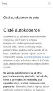 How pku-dieta.cz looks like on a mobile device such as an iPhone.